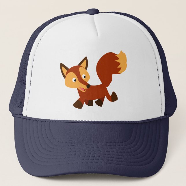 Casquette de Cartoon Fox très heureux (Devant)