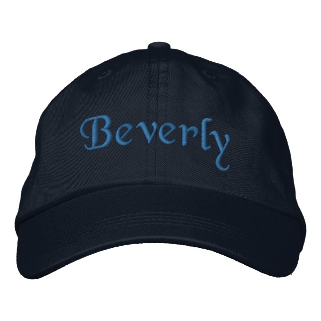 Casquette de Casquette de baseball Brodé Beverly P (Devant)