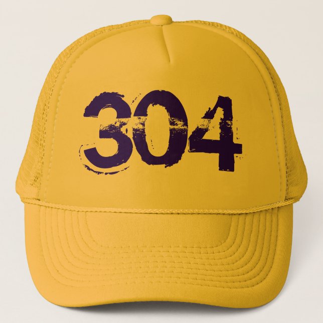 Casquette de casquette de camionneur de 304 WV la (Devant)