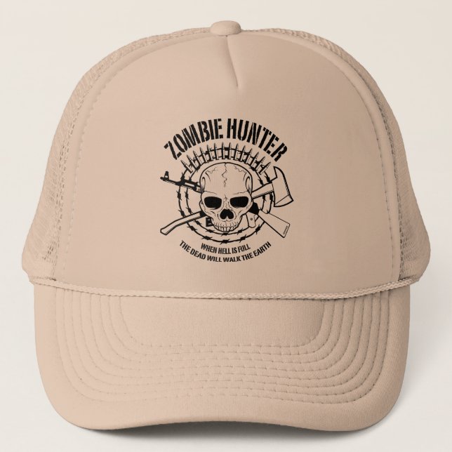 Casquette de chasseur de zombi (Devant)