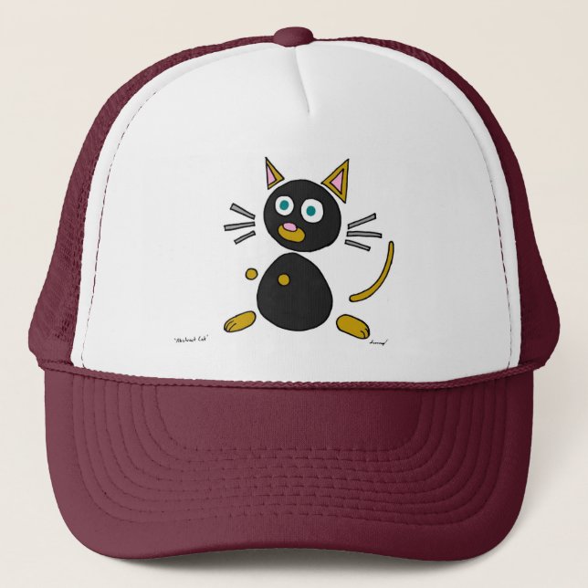 Casquette de chat Abstrait (Devant)