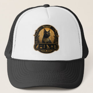 Casquette de chat Bastet égyptienne - Design hiéro