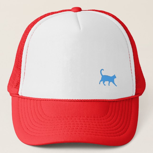 Casquette de chat bleu (Devant)