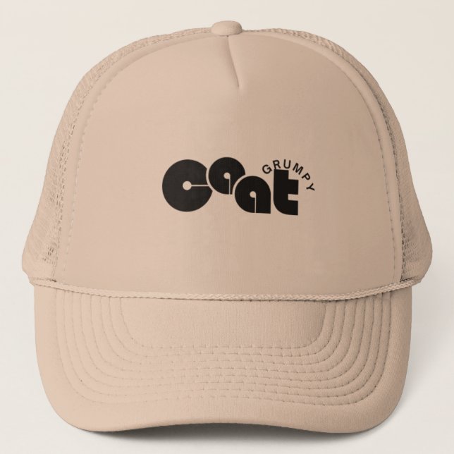 Casquette de chat grumpy - Drôle cadeau Amoureux d (Devant)