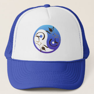 Casquette de chats siamois de Yin Yang