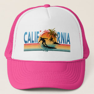 CASQUETTE DE CHAUFFEUR D'ÉTÉ COUCHER DE SOLEIL CAL
