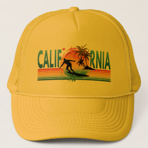 CASQUETTE DE CHAUFFEUR D'ÉTÉ COUCHER DE SOLEIL CAL