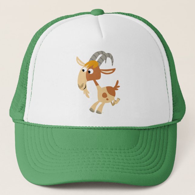 Casquette de chèvre coureur de dessin mignon (Devant)