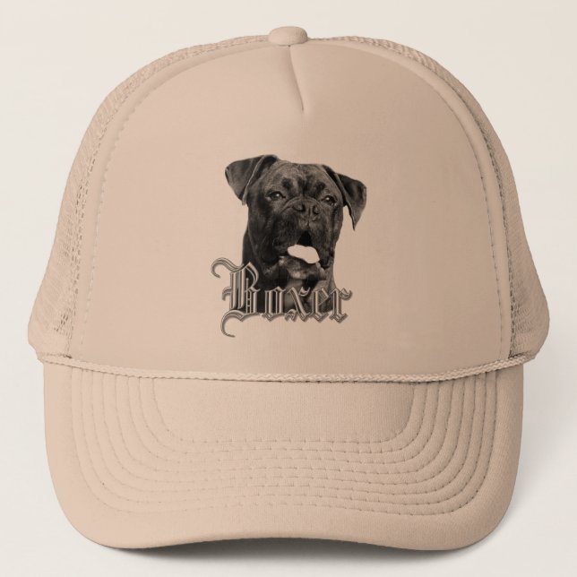 Casquette de chien de boxeur (Devant)