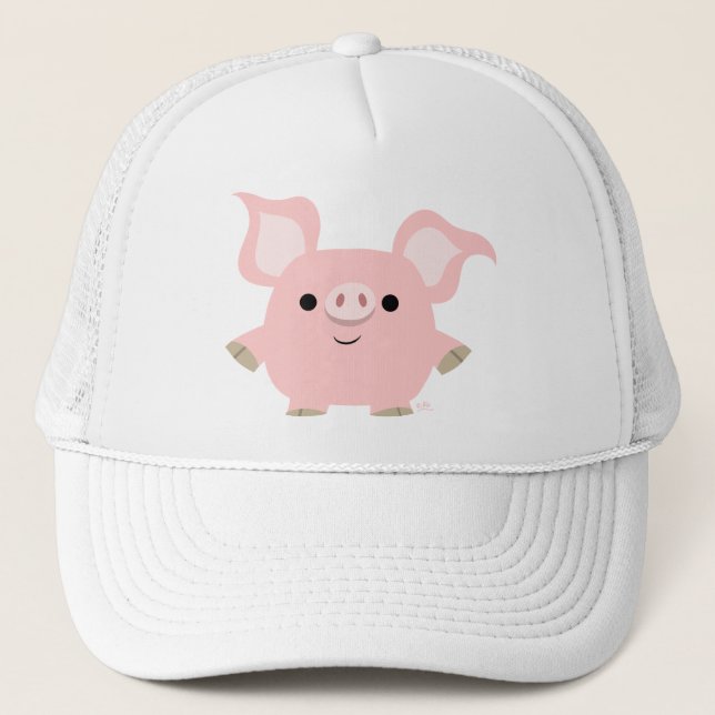 Casquette de cochon de dessin très court (Devant)