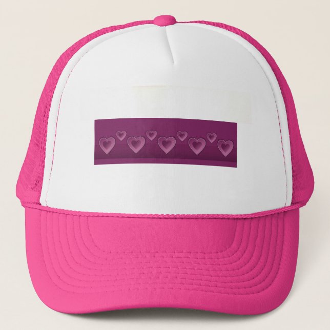 Casquette de coeur pourpre (Devant)