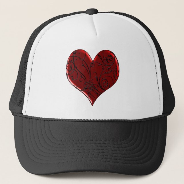 Casquette de coeur teint (Devant)