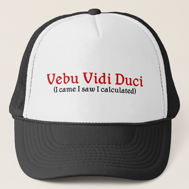 Casquette de comptable (Devant)