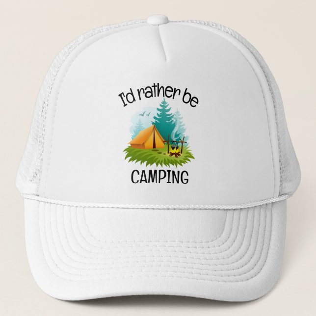 Casquette de conception de camping (Devant)