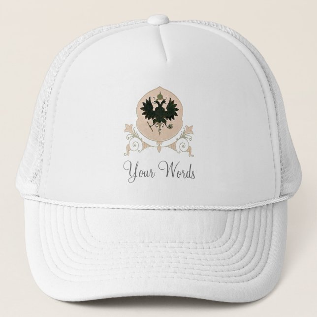Casquette de conception de crête (Devant)