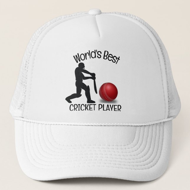 Casquette de conception de cricket (Devant)