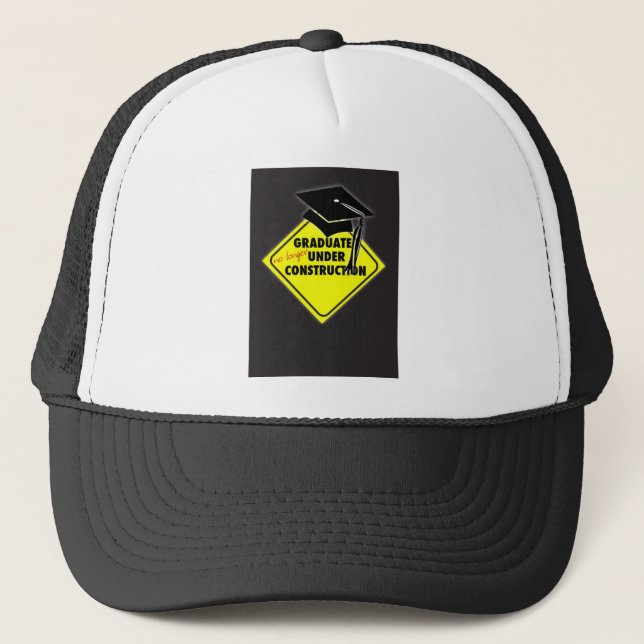 Casquette de construction de diplômé (Devant)
