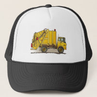 Casquette de construction du camion à ordures 2