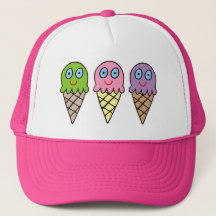 casquette de cornets de crème glacée