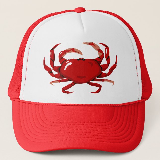 Casquette de crabe rouge (Devant)