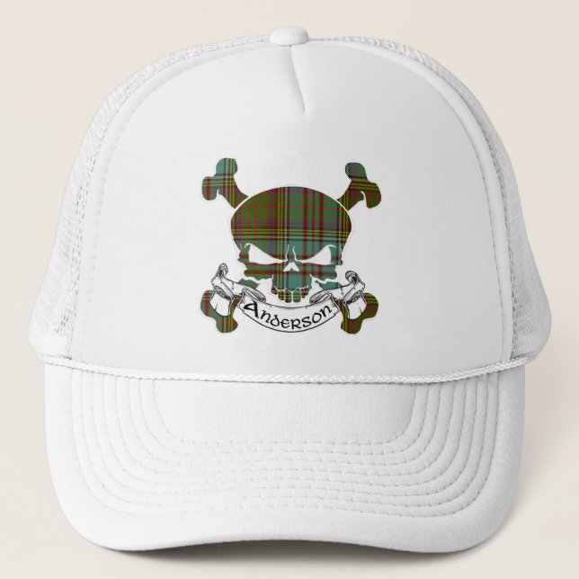 Casquette de crâne de tartan d'Anderson (Devant)