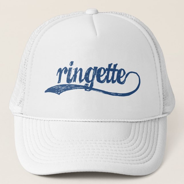 Casquette de Cursive de Ringette (Devant)