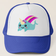 Casquette de Cute Narwhal Trucker