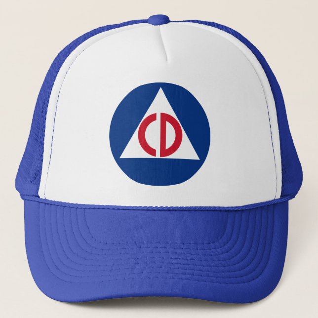 casquette de défense civile (Devant)