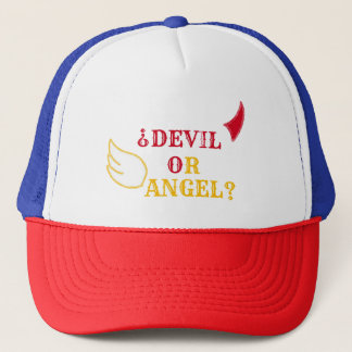 Casquette de Demello de diable de l'ange 1/2 de