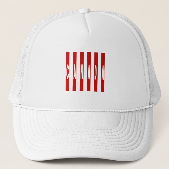 Casquette de DESIGN CANADA pour camion blanc (Devant)