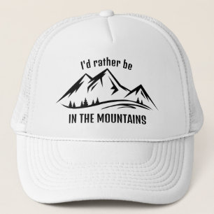 Casquette de design de montagne