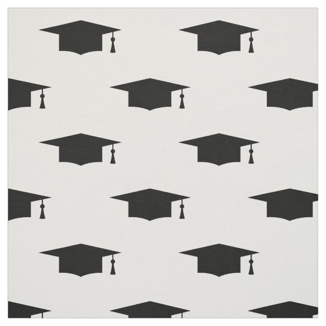 casquette de diplôme avec tissu motif de goût (Échantillon)