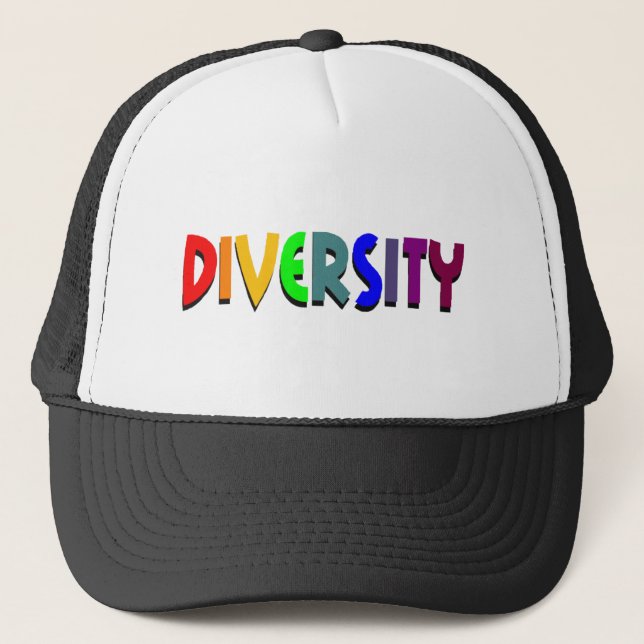 Casquette de diversité (arc-en-ciel) (Devant)