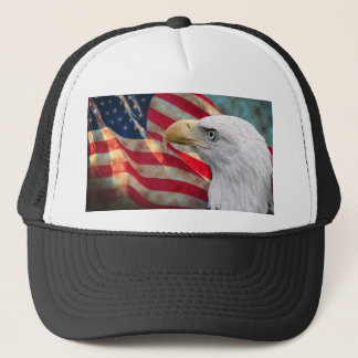 Casquette de drapeau américain avec Eagle