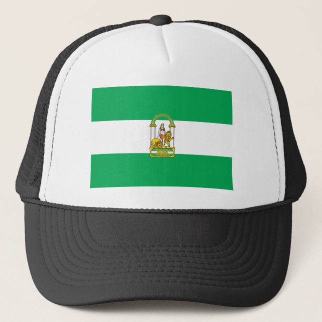Casquette de drapeau d'Andalousie (Devant)