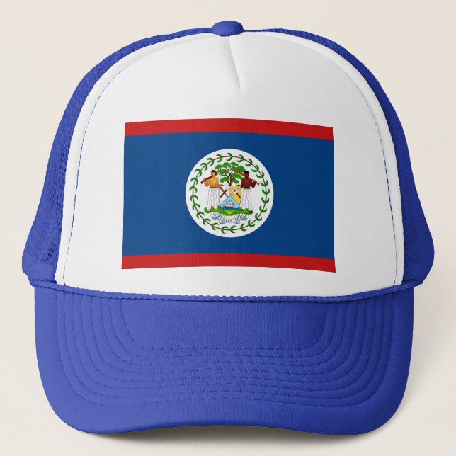 Casquette de drapeau de Belize (Devant)