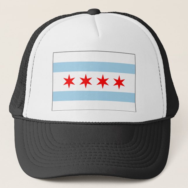 Casquette de drapeau de Chicago (Devant)