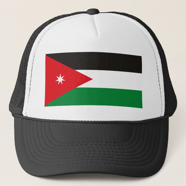 Casquette de drapeau de la Jordanie (Devant)