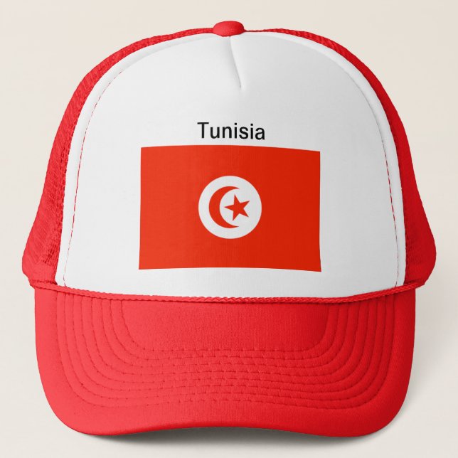 Casquette de drapeau de la Tunisie (Devant)