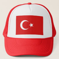 Casquette de drapeau de la Turquie