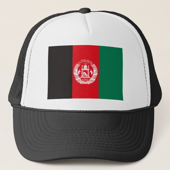 Casquette de drapeau de l'Afghanistan (Devant)