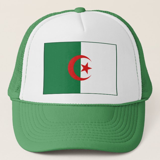 Casquette de drapeau de l'Algérie (Devant)