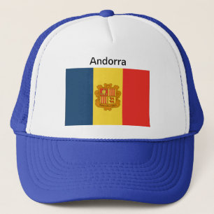 Casquette de drapeau de l'Andorre
