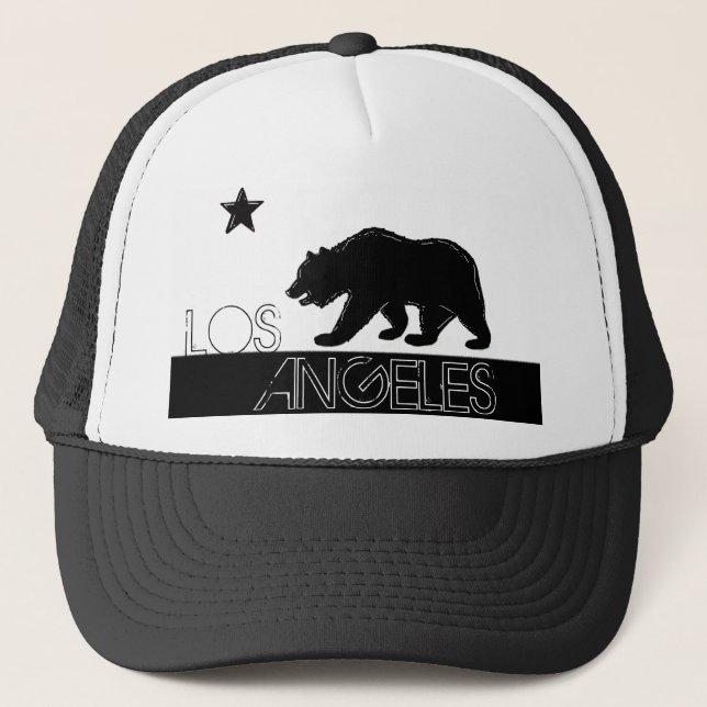 Casquette de drapeau de l'ours noir de Los Angeles (Devant)