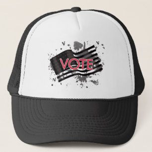 Casquette de drapeau d'éclaboussure