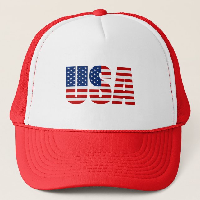 CASQUETTE DE DRAPEAU DES ETATS-UNIS (Devant)