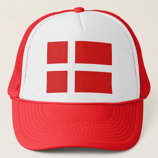 Casquette de drapeau du Danemark (Devant)