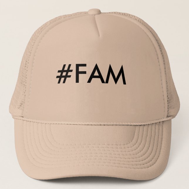 CASQUETTE de #FAM (Devant)