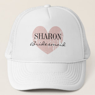 Casquette de femme de chambre de nom personnalisée