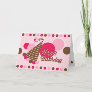 Casquette de fête rétro - Carte d'anniversaire